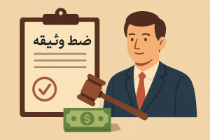 دستور ضبط وثیقه