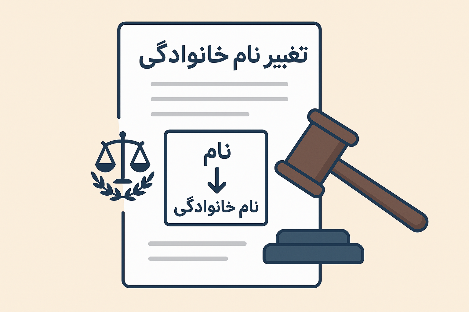 تغییر نام خانوادگی